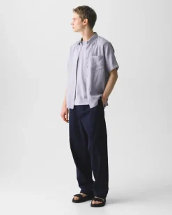 Irving Short-Sleeve Shirt in Relaxed Linen