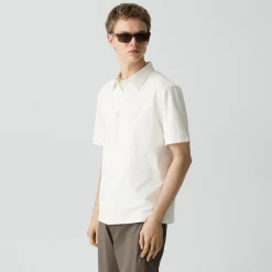 Irving Short-Sleeve Shirt in Structure Knit
