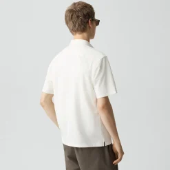 Irving Short-Sleeve Shirt in Structure Knit