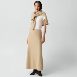 Knit Pull-On Skirt in Astor Wool