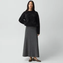 Knit Pull-On Skirt in Astor Wool