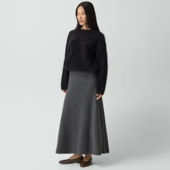 Knit Pull-On Skirt in Astor Wool