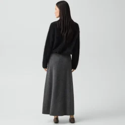 Knit Pull-On Skirt in Astor Wool