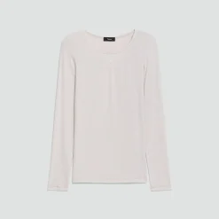 Long-Sleeve Henley Tee in Lounge Jersey
