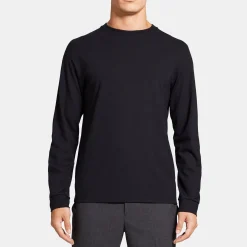 Long-Sleeve Tee in Stretch Jersey