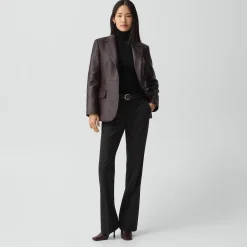 Lynnia Blazer in Leather