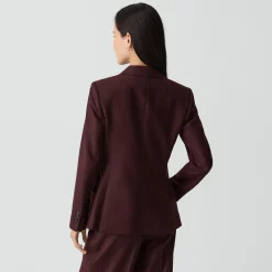 Lynnia Blazer in Sleek Flannel