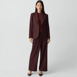 Lynnia Blazer in Sleek Flannel