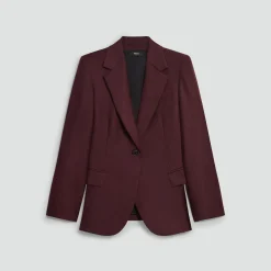 Lynnia Blazer in Sleek Flannel