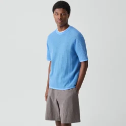 Mesh Tee in Cotton