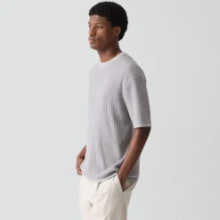 Mesh Tee in Cotton