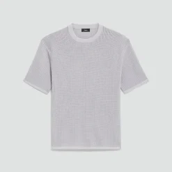 Mesh Tee in Cotton