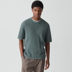 Mesh Tee in Cotton