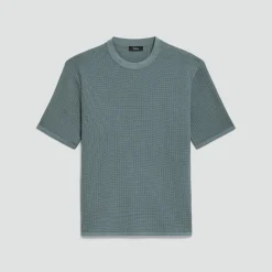Mesh Tee in Cotton