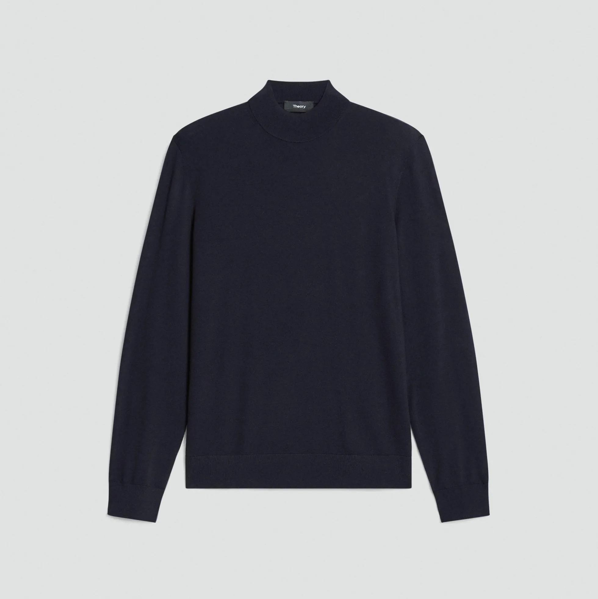 Mock Neck Sweater in Regal Wool