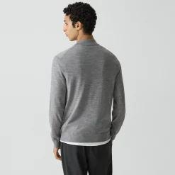 Mock Neck Sweater in Regal Wool