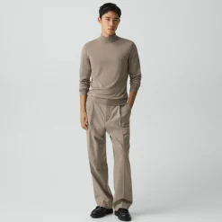 Mock Neck Sweater in Regal Wool