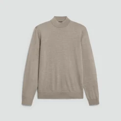 Mock Neck Sweater in Regal Wool
