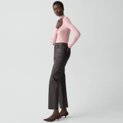 Mock Neck Top in Lounge Rib