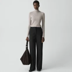 Mock Neck Top in Lounge Rib