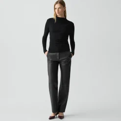 Mock Neck Top in Soft Rib