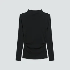 Mock Neck Top in Soft Rib