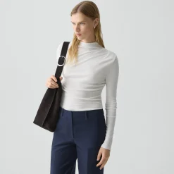 Mock Neck Top in Soft Rib