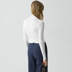Mock Neck Top in Soft Rib