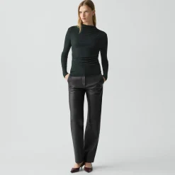 Mock Neck Top in Soft Rib