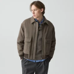 Modern Aviator Jacket in Dapper Wool