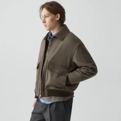 Modern Aviator Jacket in Dapper Wool