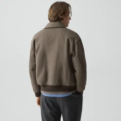 Modern Aviator Jacket in Dapper Wool