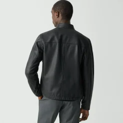 Morvek Zip Jacket in Leather