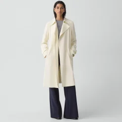 Oaklane Trench Coat in Admiral Crepe