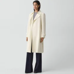 Oaklane Trench Coat in Admiral Crepe