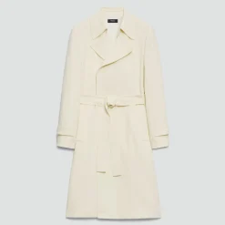 Oaklane Trench Coat in Admiral Crepe