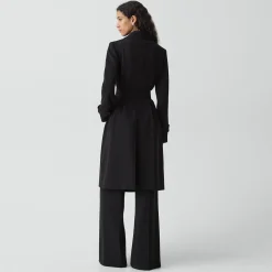 Oaklane Trench Coat in Admiral Crepe