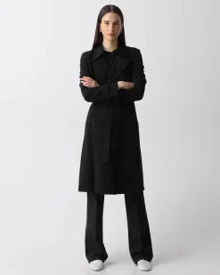 Oaklane Trench Coat in Admiral Crepe