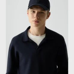 Open Collar Sweater in Light Bilen