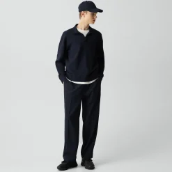 Open Collar Sweater in Light Bilen