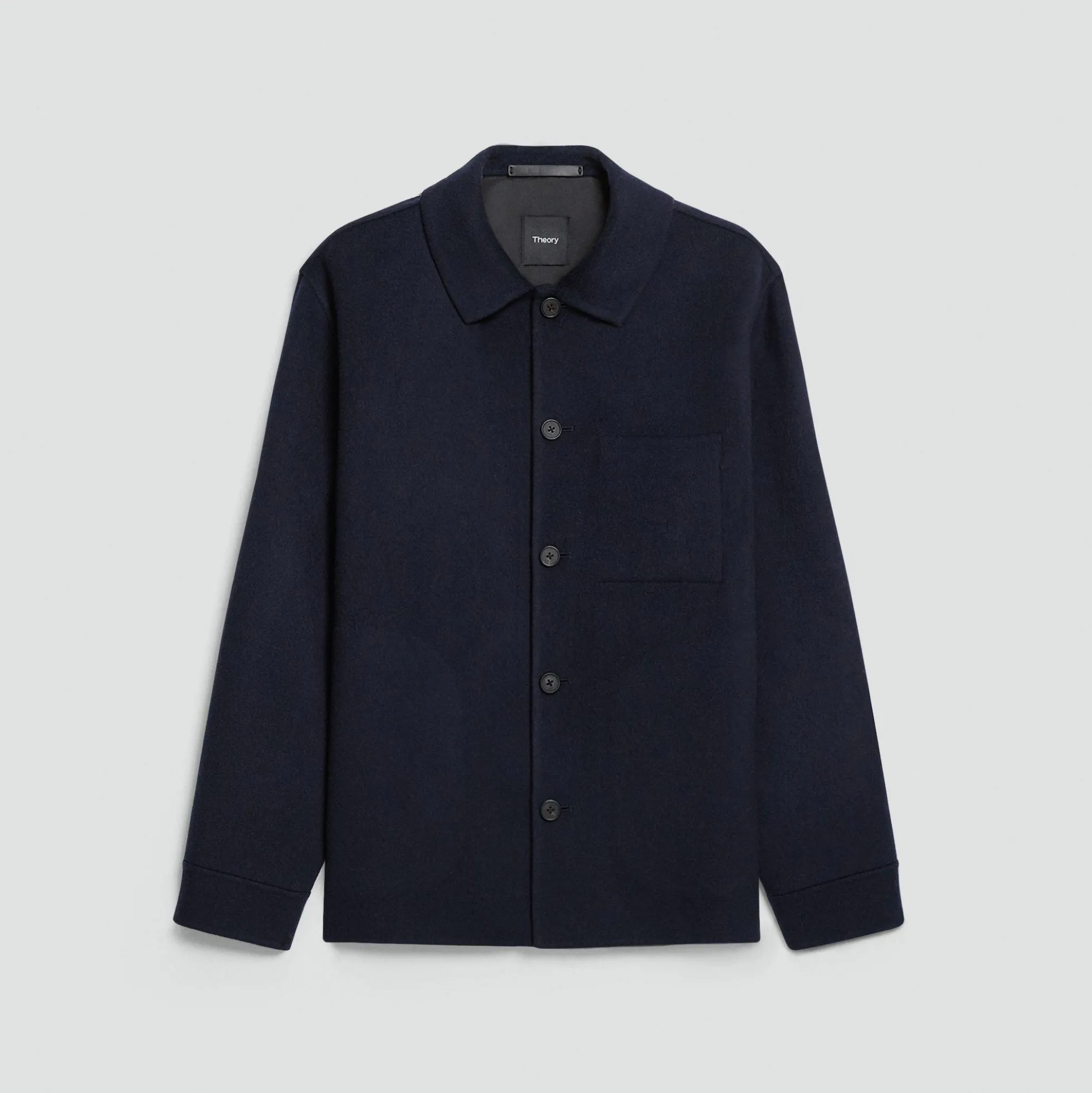 Overshirt in Double-Face Wool-Cashmere