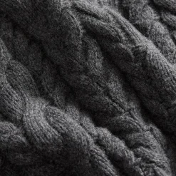 Oversized Hoodie in Felted Wool-Cashmere