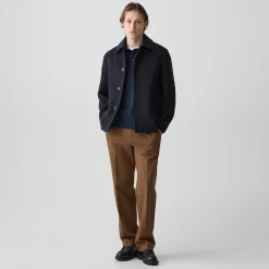 Peacoat in Plush Melton