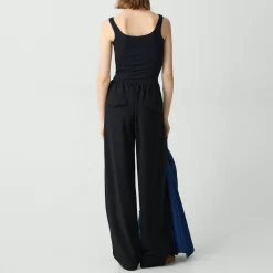 Pleated Pull-On Pant, 30'' in Admiral Crepe