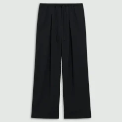 Pleated Pull-On Pant, 30'' in Admiral Crepe