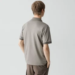 Polo Shirt in Cotton-Blend Jacquard