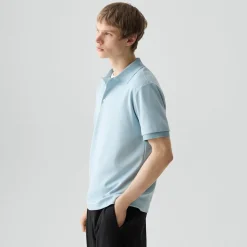 Polo Shirt in Cotton-Blend Jacquard