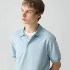Polo Shirt in Cotton-Blend Jacquard