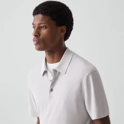 Polo Shirt in Silk-Cotton