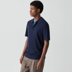 Polo Shirt in Silk-Cotton